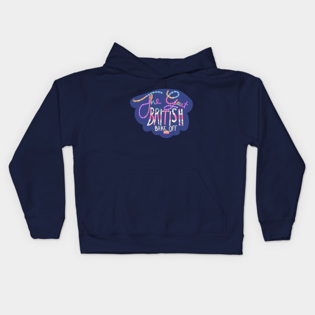 The Great British Bake Off Kids Hoodie by Maddy Young